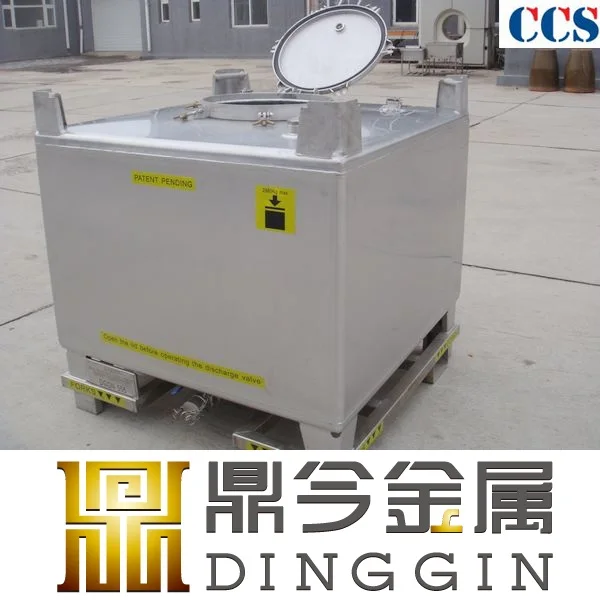 Cleaning supplies enterprise custom stainless steel ibc container 1000L