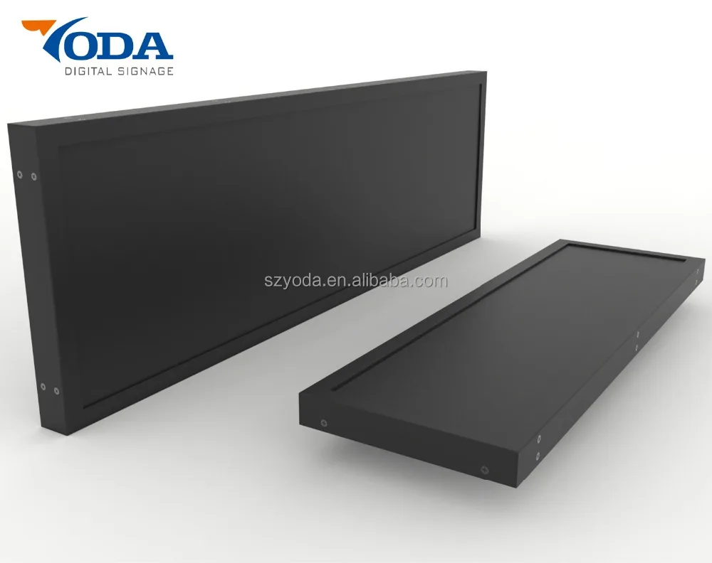 28.6 inch ultra wide lcd advertising display/bar lcd display/stretched lcd display