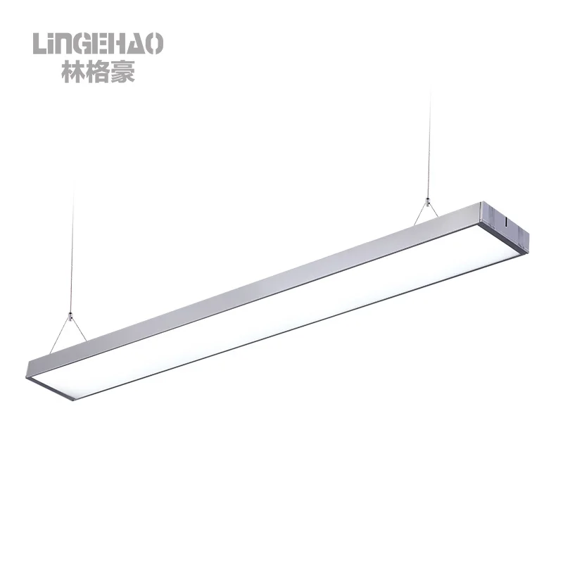 Hanging Line Trunking 1200mm 18W Silver Frame Surface Aluminum Strip Linear Light