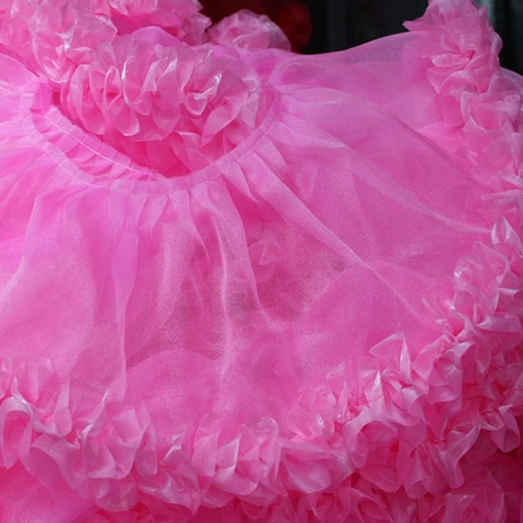 Wholesale Mesh Fabric Embroidery Fringe Ribbon Lace Collar Edge Ruffle Trim for Dress Decoration