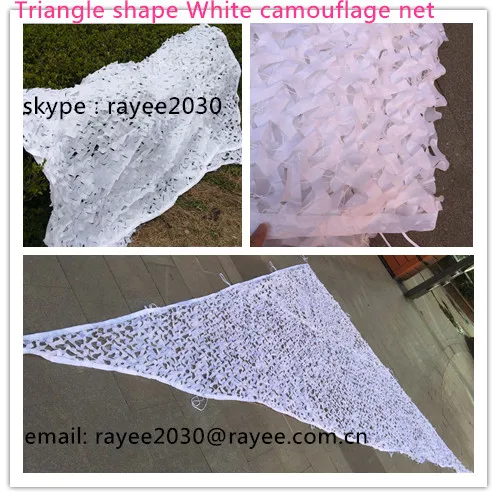 6 x 6 m white camo net , hot sale snow camouflage net (Red de camo de nieve)