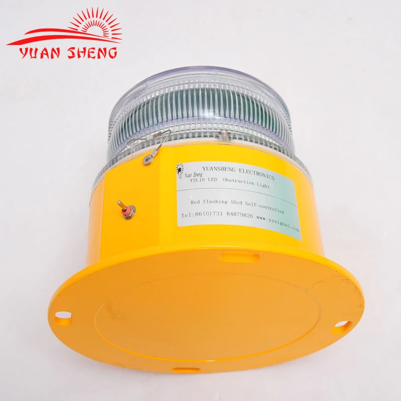 Good performance White solar aviation obstruction light