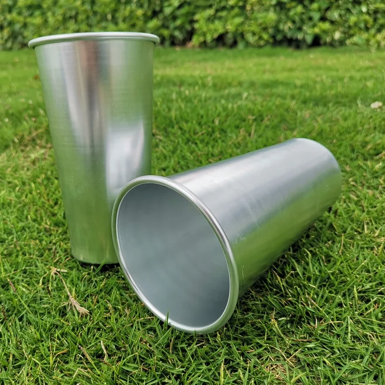 2019 480ml/16oz rolled edge multi-colored beer mug metal foil tumbler shot cold drink cup drinking cup anodized aluminum tumbler