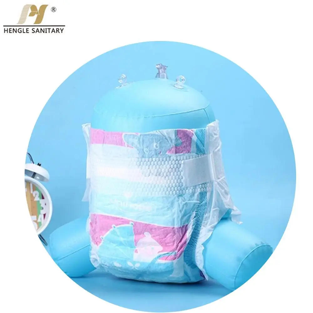 Cute Soft Breathable Wholesale Baby Diaper Pamper Disposable Sleepy Private Label Oem Baby Diaper For Africa
