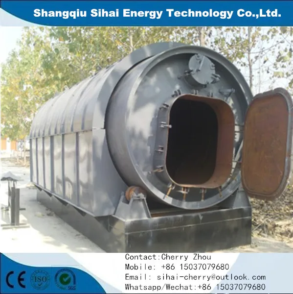 Used rubber tyres extracting oil plants recycle tyre to fuel oil with free installation