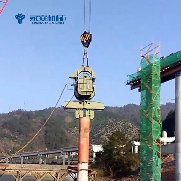 
DZJ150 used vibro hammer sheet piling equipment 