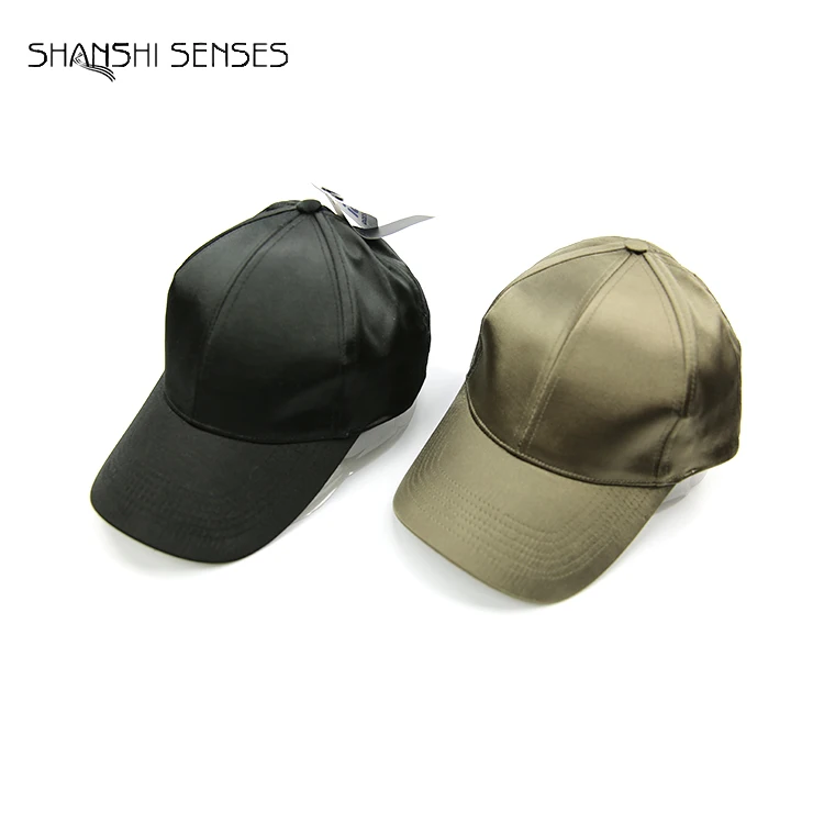 Wholesale High Quality Blank Mens Baseball Caps Custom Solid Satin Fitted Lightweight Plain Camo Baseball Cap