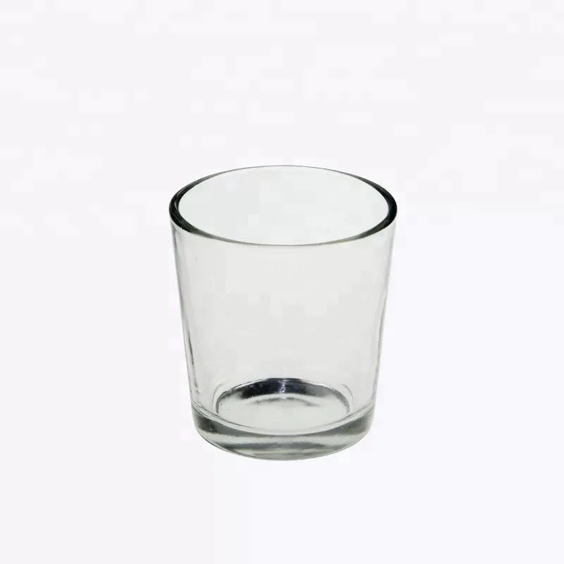 China manufacturer supply cheap price glass candle holder glass cup drinking glass