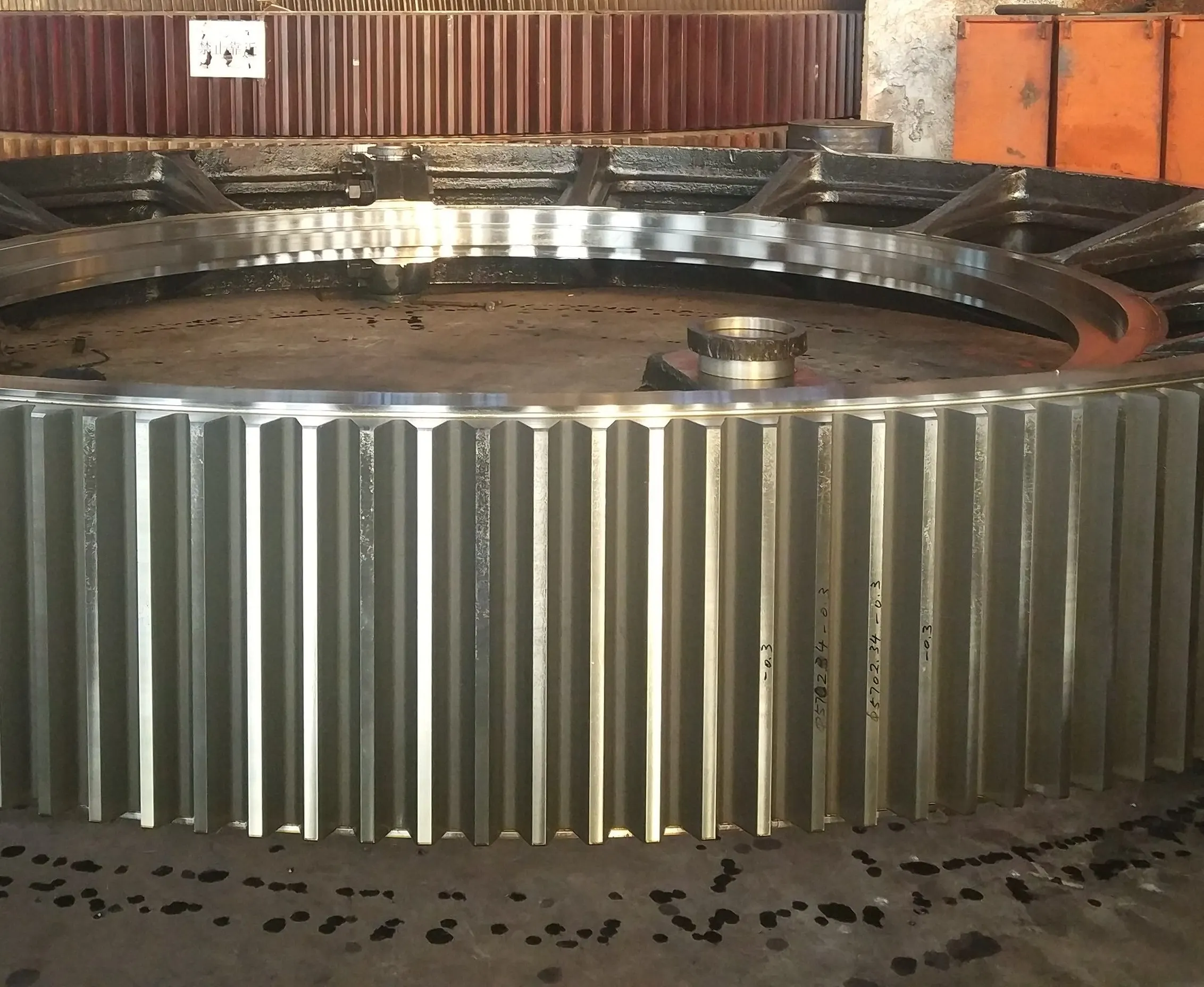 Фрезерная обработка с ЧПУ, вращающаяся печь из легированной стали, двойная спиральная цилиндрическая обработка под заказ, используемая в цементной мельнице, распродажа, шестереное кольцо