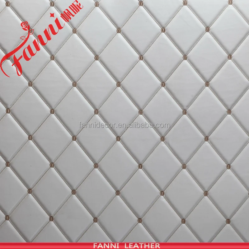 
Wholesale Embroidery Pattern Sofa PVC Synthetic Leather Roll Stock Lot For Car Seat 