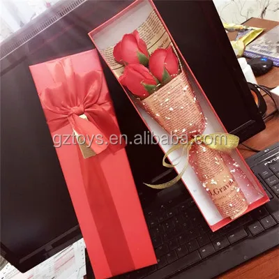 YBJ Cardboard Box For Rose Flower decorative boxes flowers