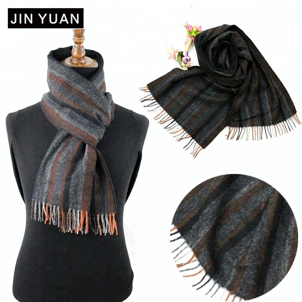 Мужская мода 100% шерстяной шарф