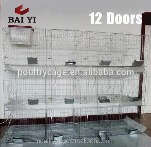 BAIYI Cheap Metal Cage For Big Female Rabbit / Breeding Rabbit / Commercial Rabbit