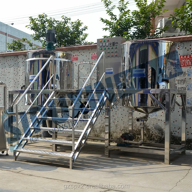 Sipuxin mixing liquid detergent mixer tank/liquid soap mixer/shampoo production line
