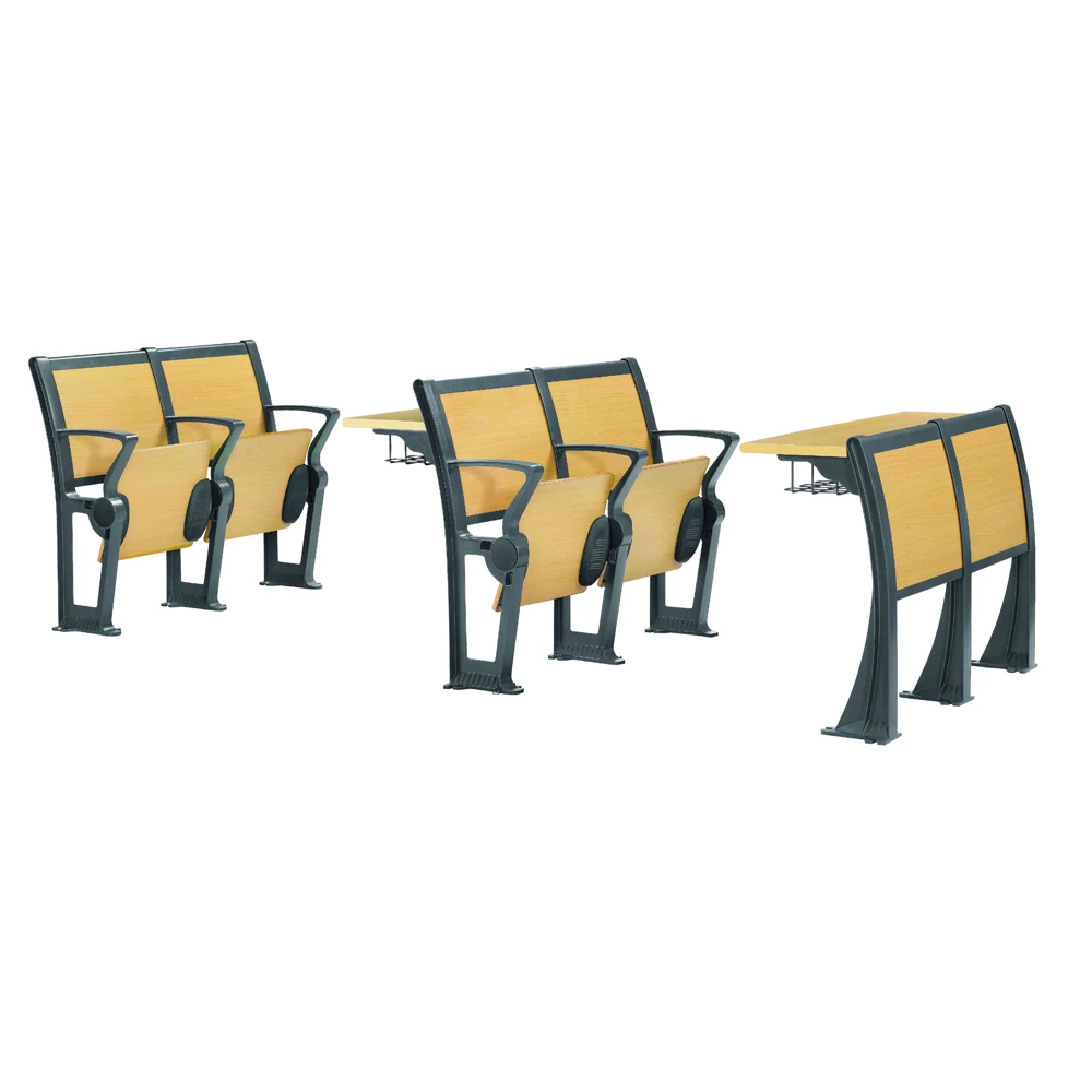 School furniture india college student desk and chair lecture room furniture