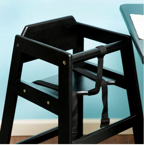 Weljia Multi-Application Unassembled Restaurant Wood baby Feeding High Chair 3 in 1 Kitchen High Chair for Toddlers