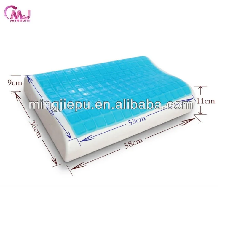 Ergonomic Sleeping Pillow, Cold silicon gel memory foam pillows