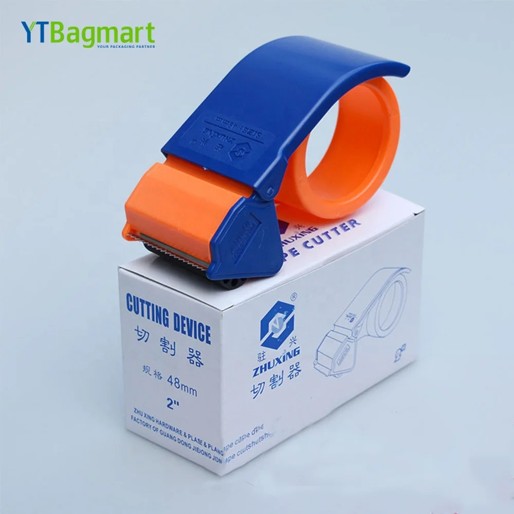 
China Supplier Cute Adhesive Tape Cutter Plastic Mental Packaging Tape Dispenser 