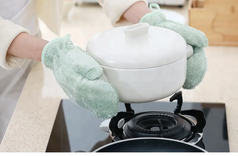 Microfiber bamboo non-stick oil resistant  Washing cleaning cloth