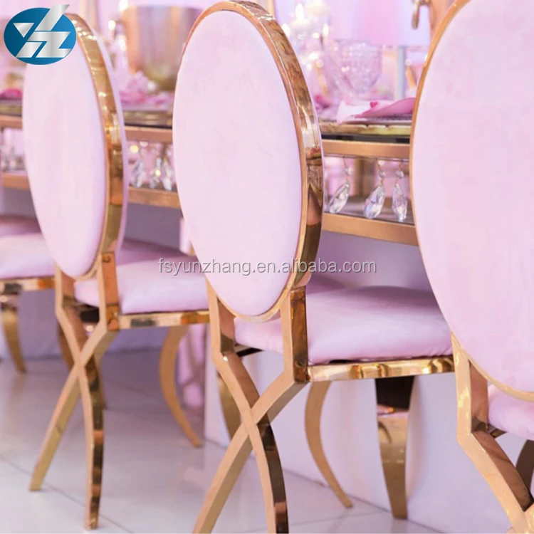 Hot sale cheap price velvet fabric wedding chair