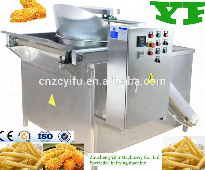 
Multifunction continuous fryer/frying machine fried production line for meat, beef, mutton, peanut 