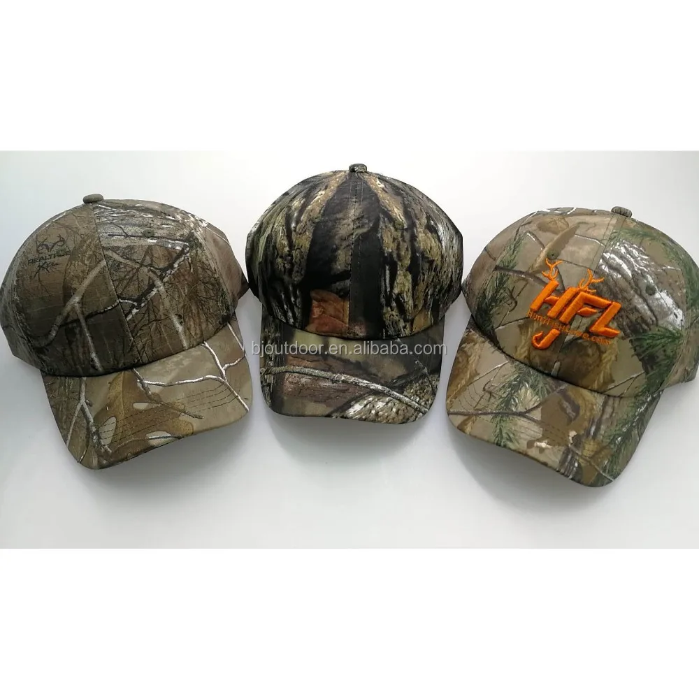 Hunting camo baseball cap hunting camo hat from BJ Outdoor