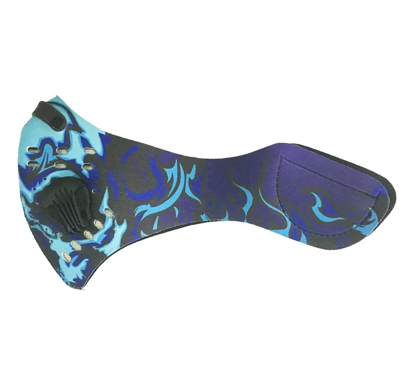 Спортивная дыхательная маска/маска для фитнеса, респиратор от пыли с активированным углем для езды на велосипеде, бега