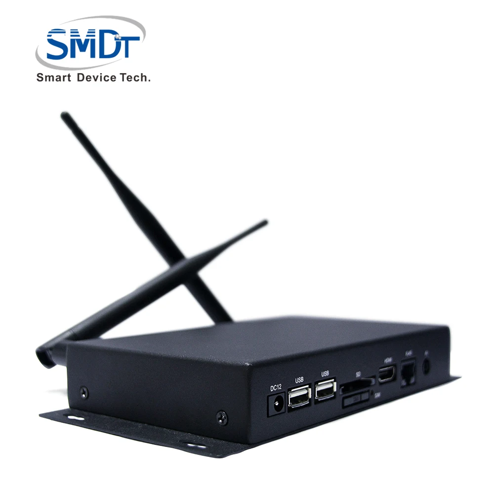 
Chinese professional manufacturer intel android 4.4 4k decoder advertising media player box 