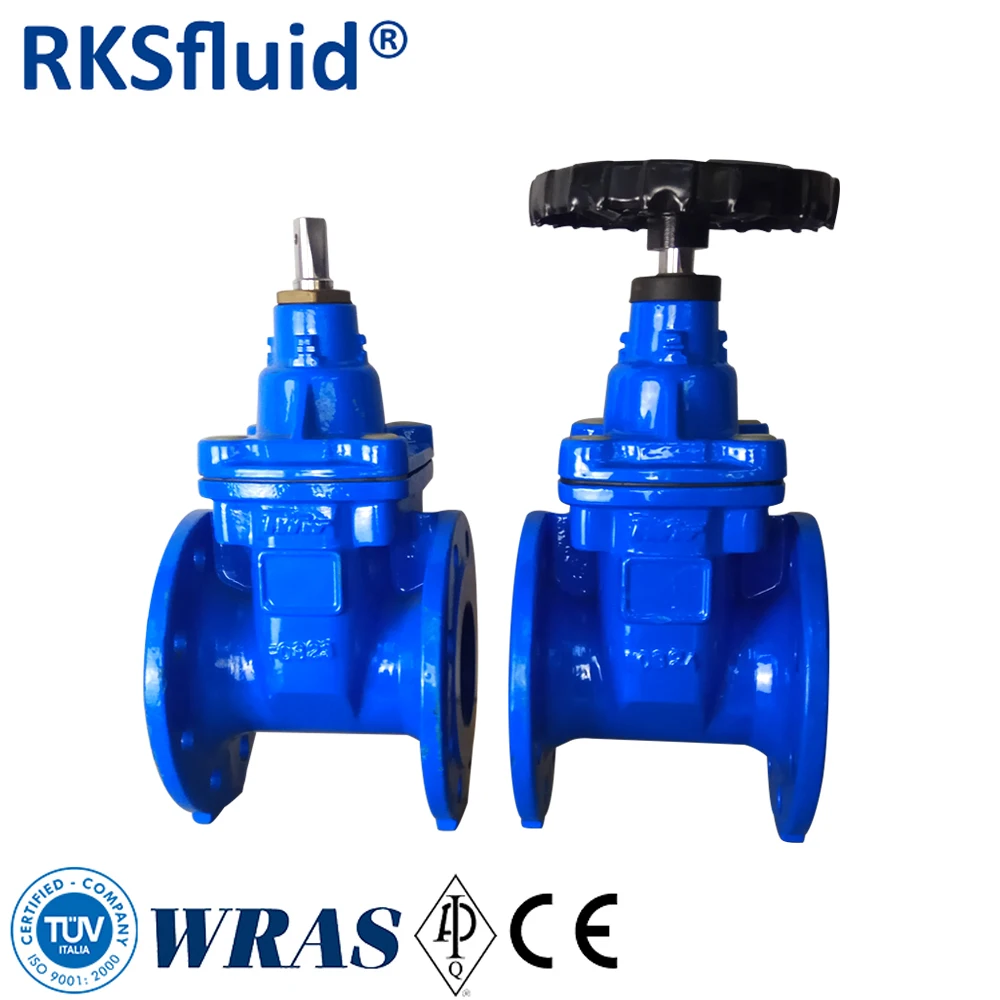 DIN F4 flanged gate valve DN100 4 inch Manual cast iron water gate valve
