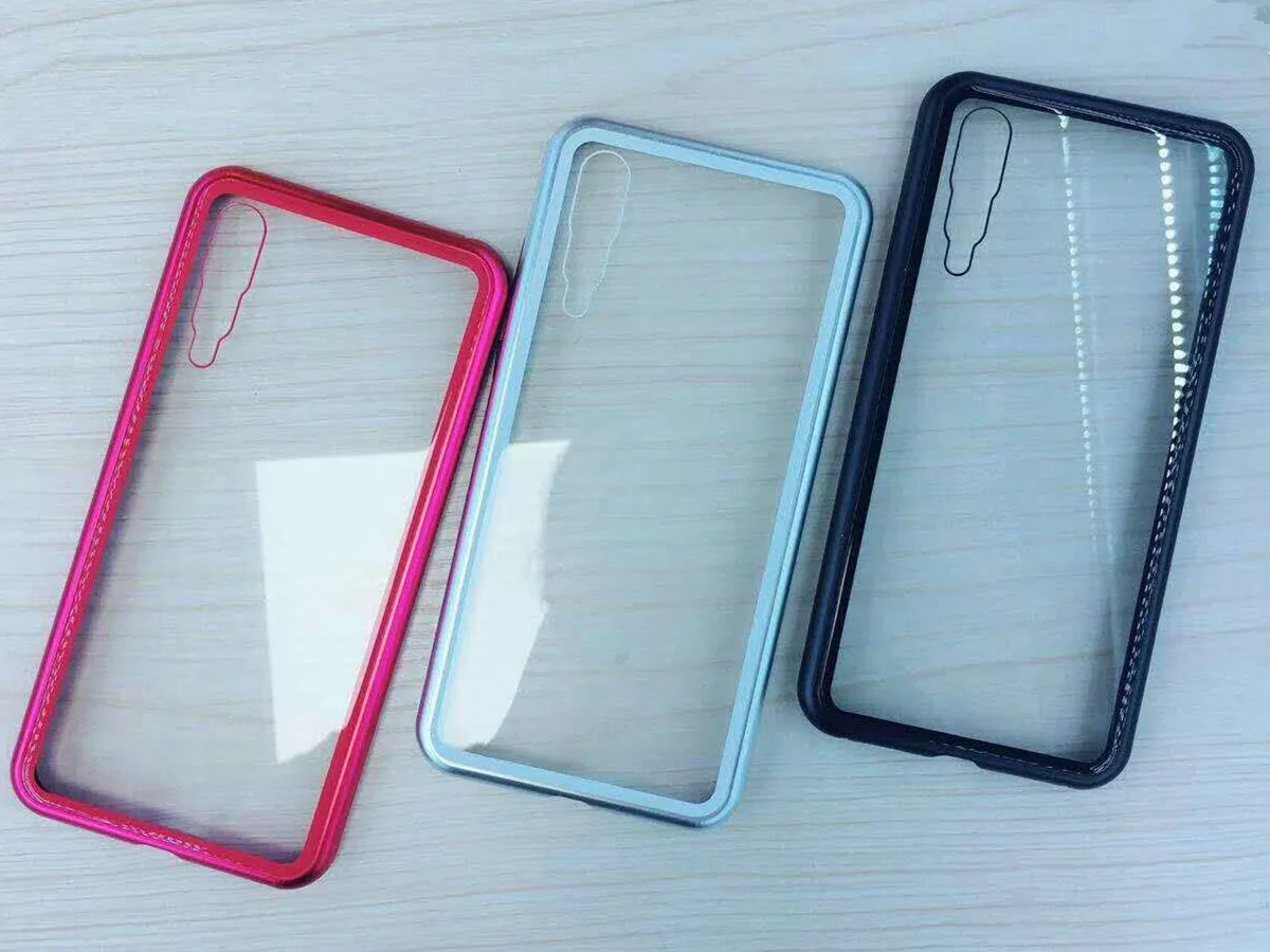 Free Shipping Metal Magnet Case For Huawei P20 Nova 3 3i 3e Magnetic Adsorption Phone Case For Huawei P20 P20 Pro P20 Lite