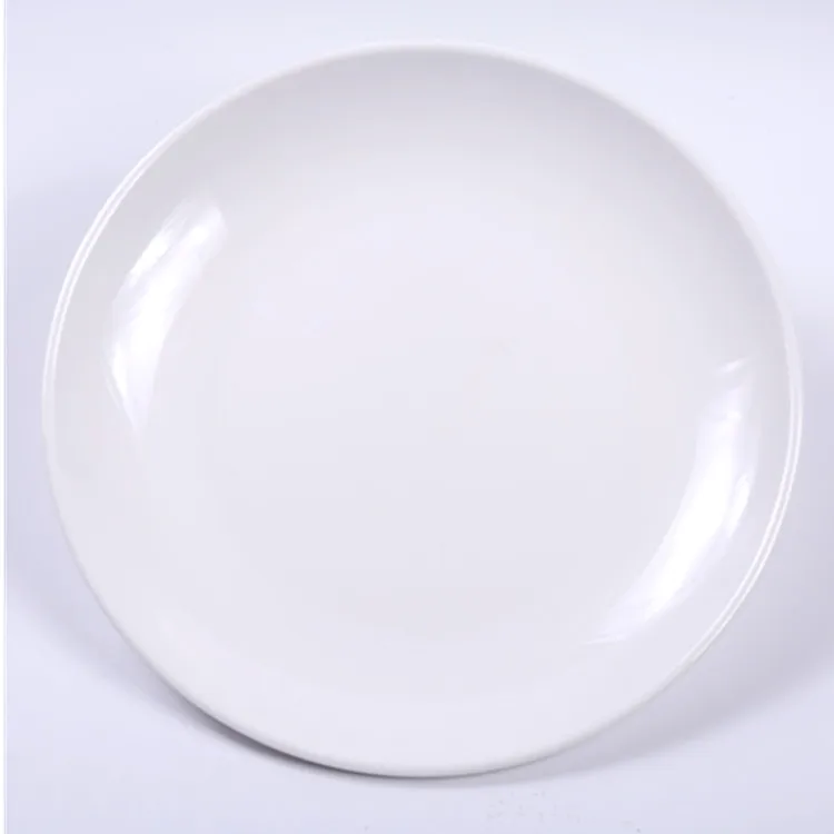 Wholesale melamine snack plate Plastic chip and dip plate Melamine divided plate