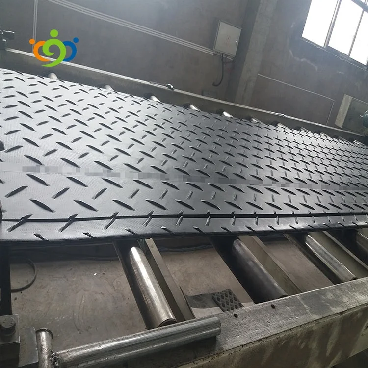 Durable Crane Mats Ground Guards Actavo Polyethylene Track Panels