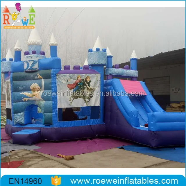 Гарантия качества надувной замок с горкой прыгающий батут надувной мультфильма «Холодное сердце надувной батут слайд combo
