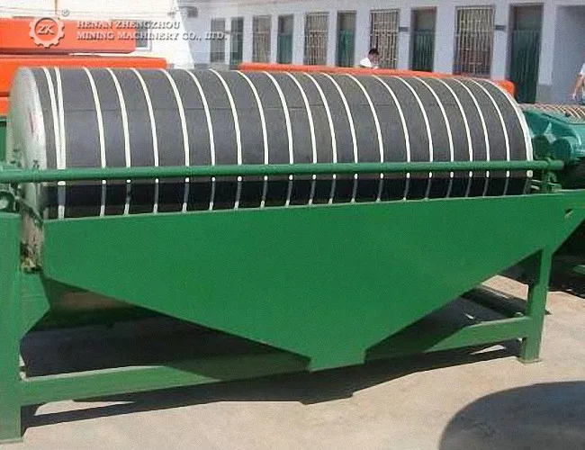 2019 Hot Quality ZK Mineral Wet/Dry Magnetic Drum Separator