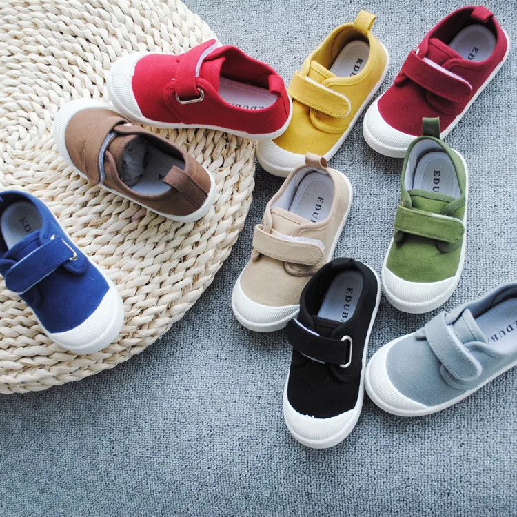 
Wholesale Nice Durable Canvas Shoes for kids Good Quality Comfortable sole children school shoes 