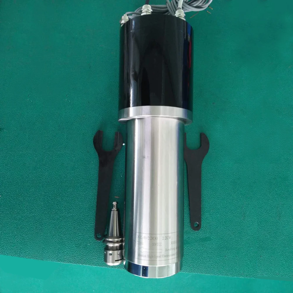 JGL-80 2.2kw с водяным охлаждением УВД мотор шпинделя для фрезерного станка с ЧПУ