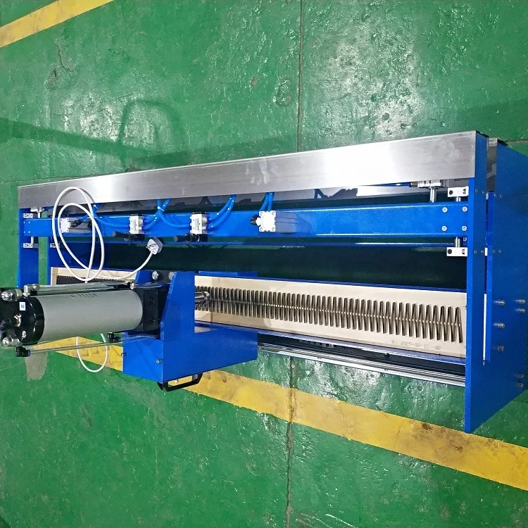 pvc/pu conveyor belts finger punching machine with free u-type cutter