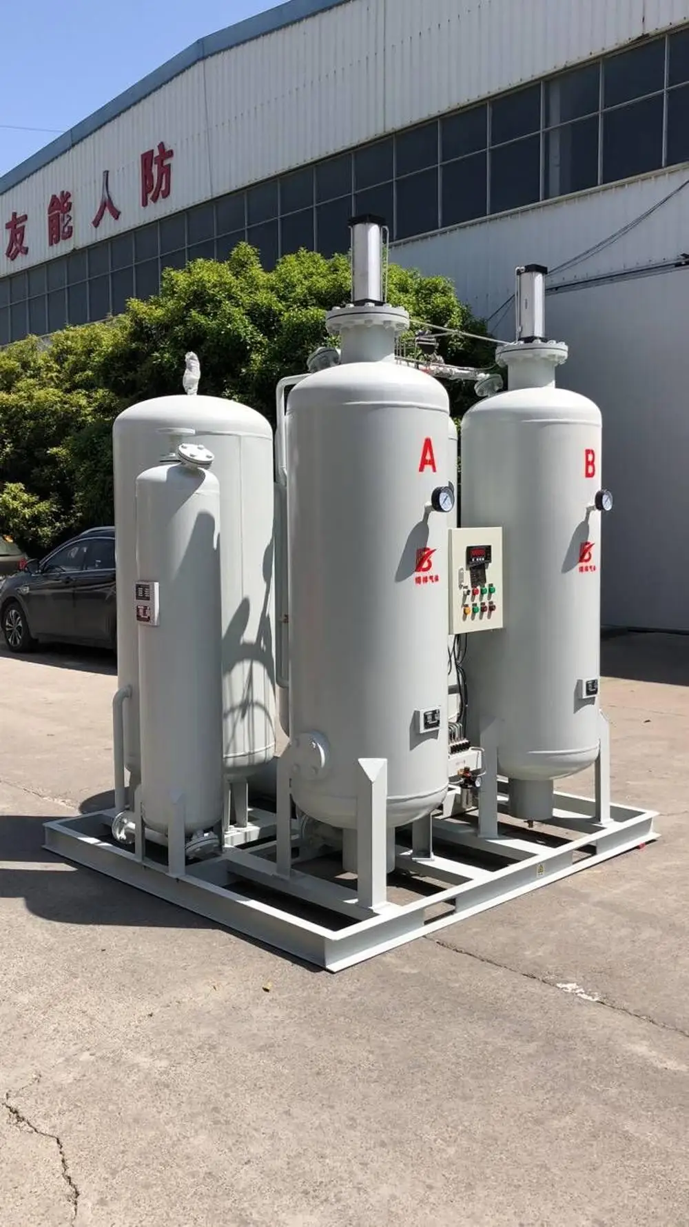 skid-mounted PSA carbon molecular sieve nitrogen generator