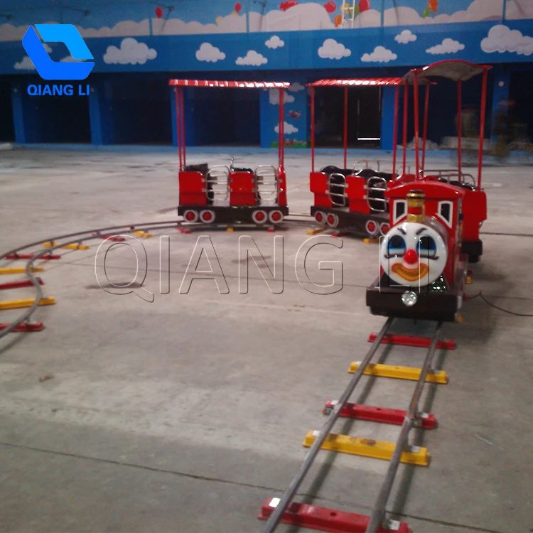 Factory sale kids mini track train rides kiddie games China wooden train