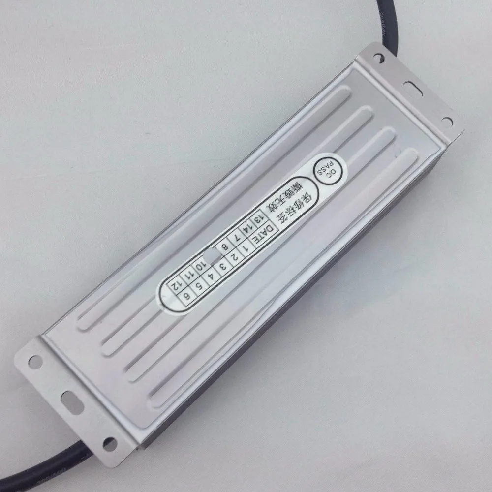 60W Waterproof IP67 Power Supply HS Code AC110/220V to DC12V DC24V For LED