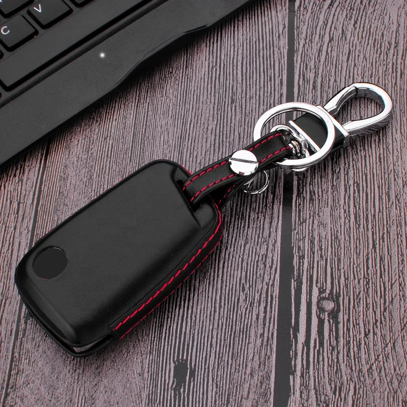 4d Heat Setting Car key parts car leather key cover for VW Magotan Passat B8 CC A7 with Box