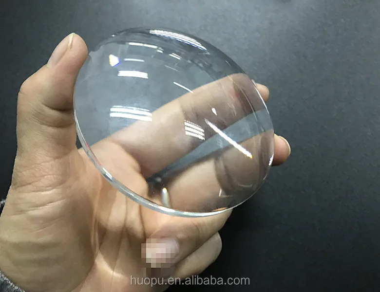 Высокое качество материалов pmma диаметром 80 мм плоско выпуклая линза увеличительные стекла