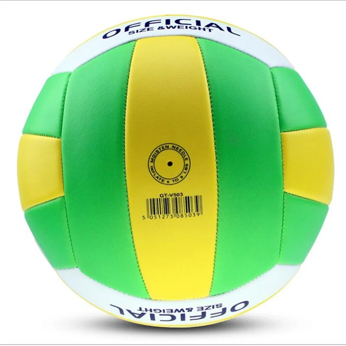 
official size weight Volleyball size 5 ball soft material volleyball used for training , beach volleyball colorful 
