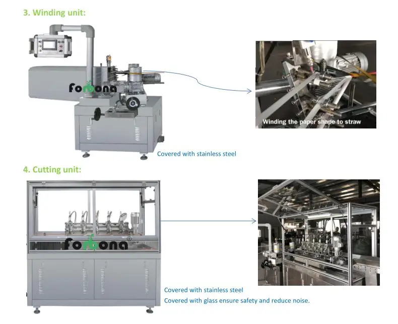 
High speed paper product drinking straw making machine 