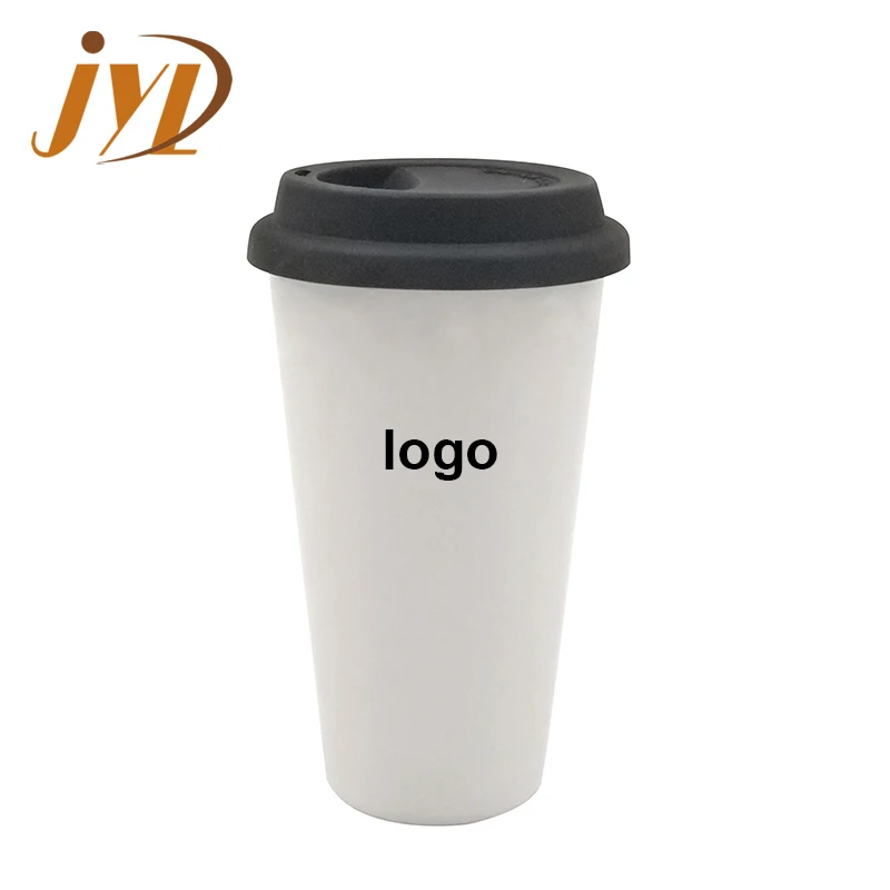 China factory MOQ 500pc 8oz-22oz free sample eco friendly porcelain ceramic travel coffee mug