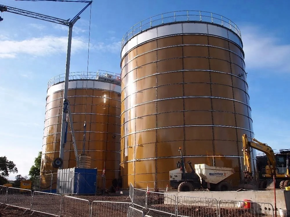 Biogas anaerobic digester tank