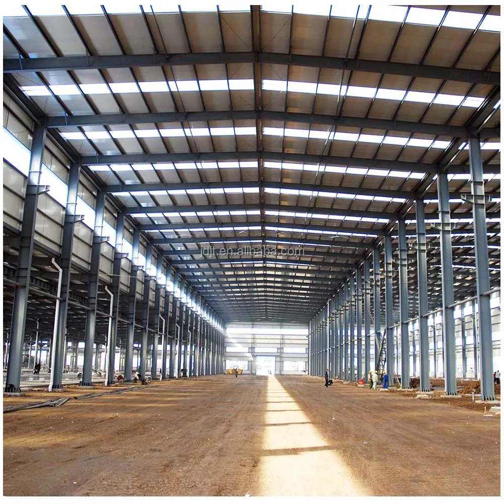 large span light steel workshop/prefab steel storage warehouse/steel structure building