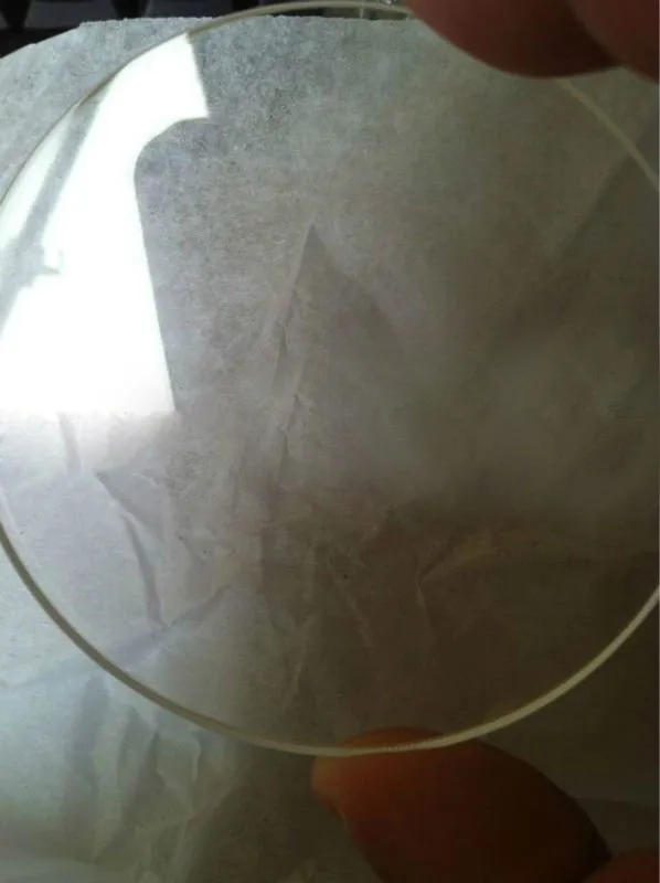 Фабрика OEM 4/6/8 дюймовая стеклянная Вафля с выемкой