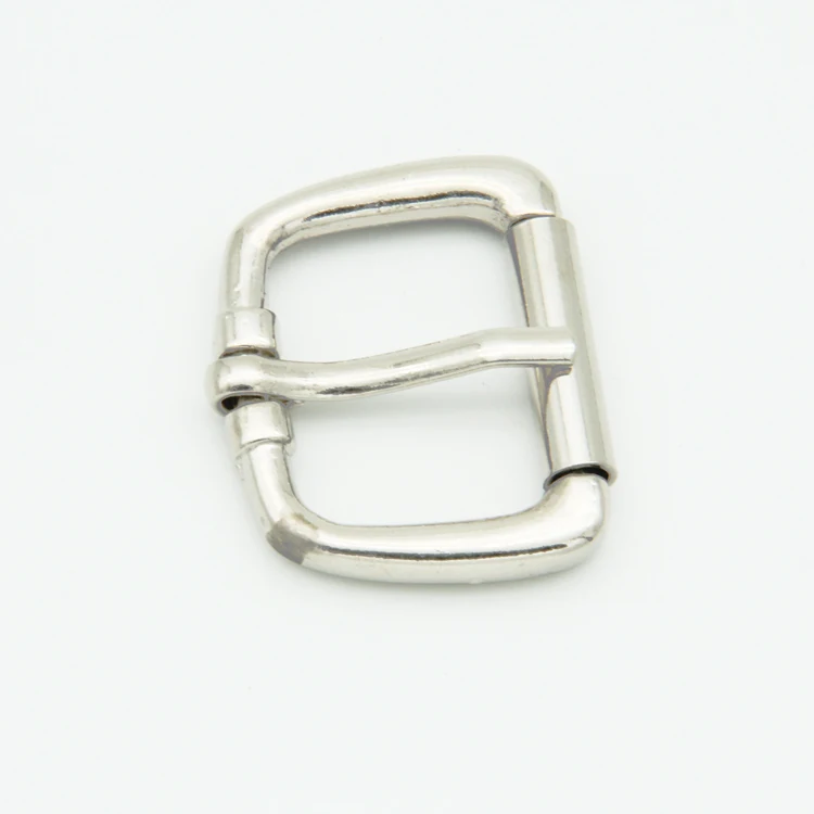 
80 mm MM antique brush iron double prong belt buckle 