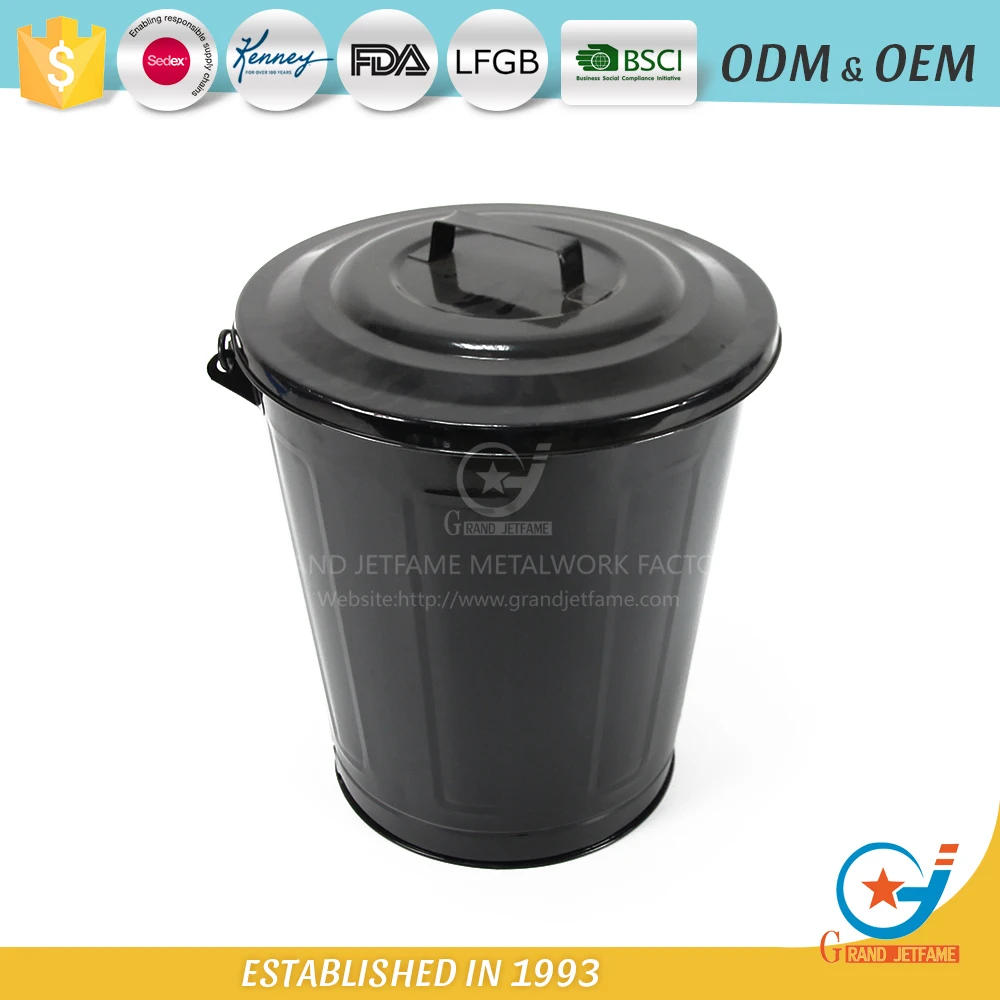 iron powder coating ash bucket and shovel metal coal scuttle